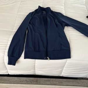 Cherokee infinity navy scrub jacket